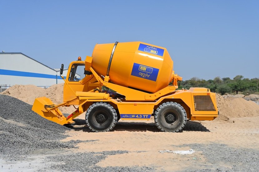 India’s First Front Loading 4x4 Concrete Mixers-Apollo Carmix Equipments Pvt. Ltd.-ACEPL