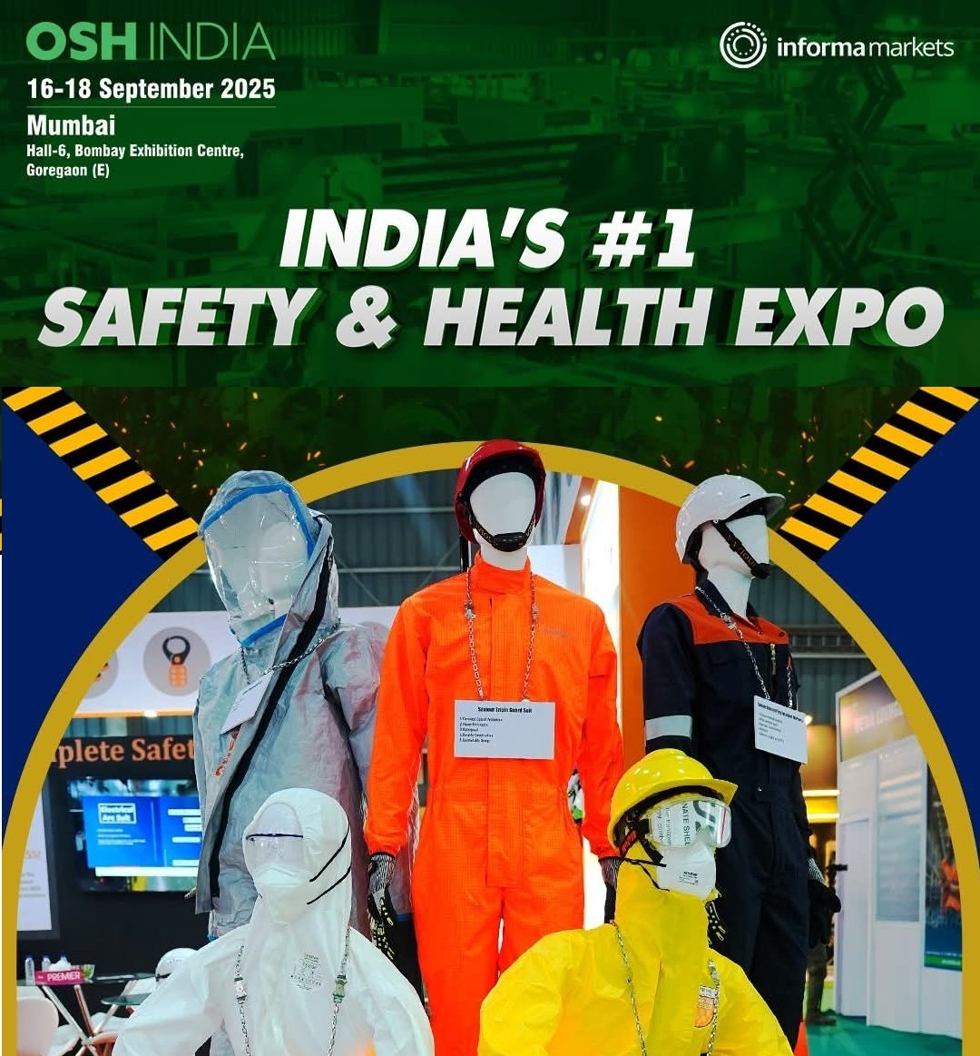 300+ Brands, One Mission: OSH India's 13th Edition Set to Enhance Workplace Safety & Health Standards This September