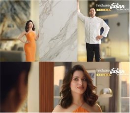 HINDWARE LAUNCHES NEW TVC WITH TAMANNA BHATIA AND WRESTLER ?THE GREAT? KHALI FOR ITS TILES SEGMENT BY HINDWARE ITALIAN COLLECTION
