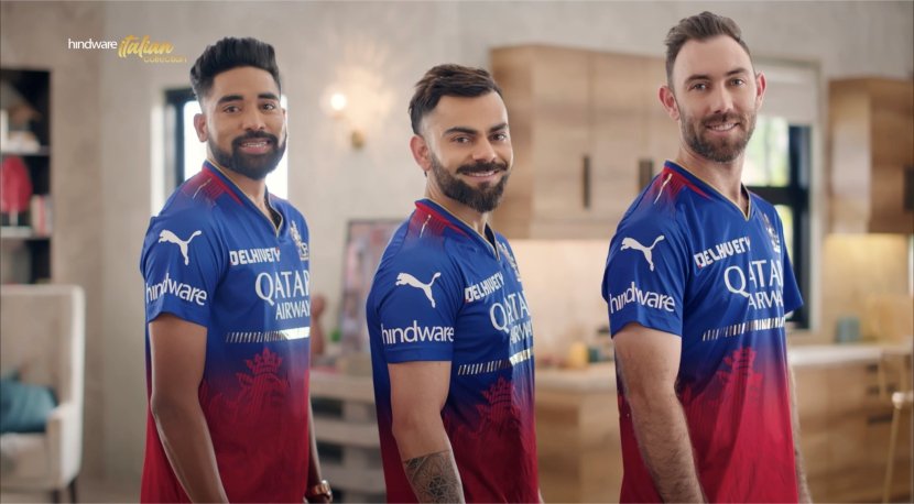 Hindware Italian Collection launches ?5 Star Bathrooms? ad campaign featuring RCB Icons