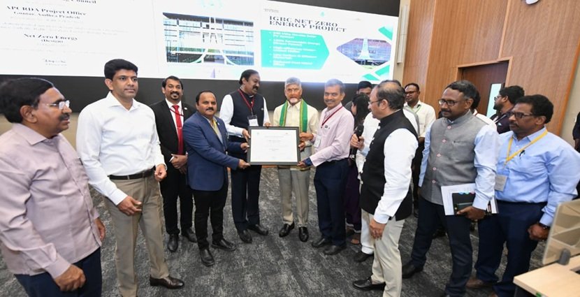 Landmark IGBC Net Zero Project Office Inaugurated by Shri N. Chandrababu Naidu, Hon?ble Chief Minister of Andhra Pradesh, in Amaravati